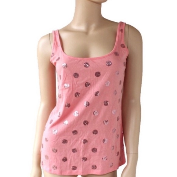 🌸New🌸 Victoria’s Secret Sequin Tank Top Sz S NWT - Picture 1 of 11